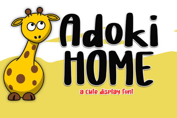 Adoki Home: The Display Font That Brings Personality to Your Campaigns