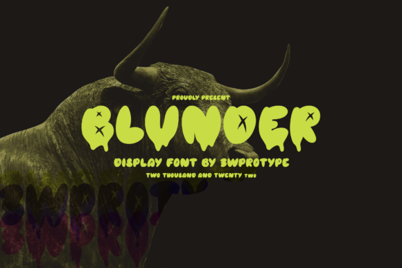 Blunder: The Fun and Bold Display Font for Your Business Branding