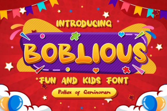 Boblious: A Display Font Designed for Vibrant Campaigns