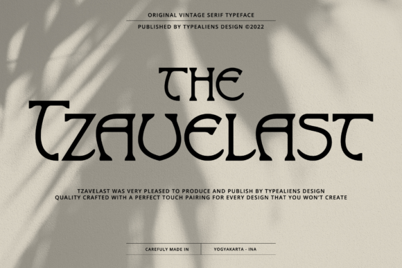 Choosing Tzavelast: How a Display Font Shaped My Latest Web Project