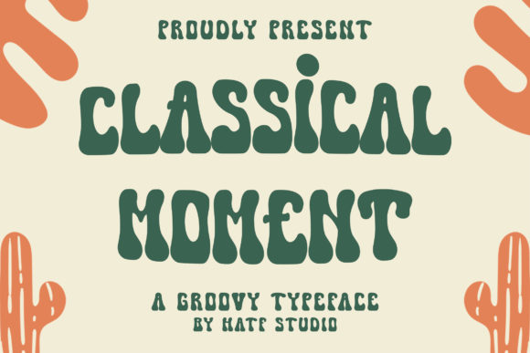 Classical Moment: A Display Font for Cool, Groovy Branding