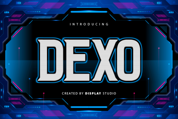 Dexo: A Bold Display Font for Your Creative Business