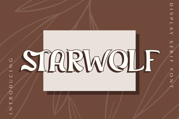 Finding Starwolf: A Display Font for Editorial Serenity