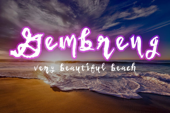 Gembreng: A Modern Display Font for Digital Branding