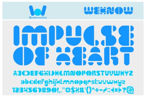 Impulse of Heart: A Futuristic Font for Consistent Branding