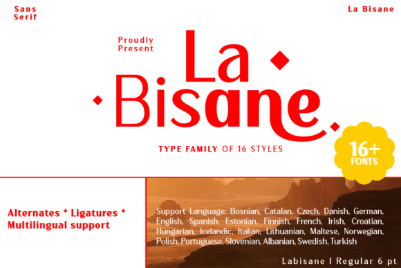 La Bisane: A Display Font for Makers, Sellers, and Product Creators