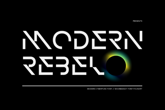Modern Rebel: A Geometric Display Font for Bold Branding