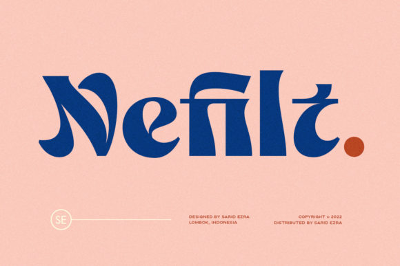 Nefilt: A Bold Display Font for Editorial Mood