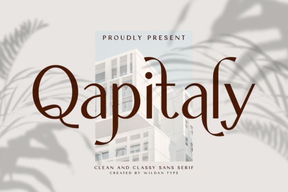 Qapitaly: A Modern Sans Serif Font for Digital Design