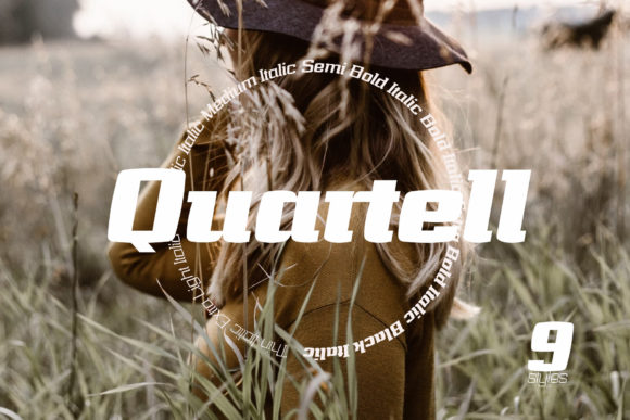 Quartell: A Display Font With a Sharp, Architectural Edge