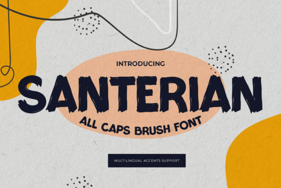 Santerian: A Display Font Built for Campaign Visibility