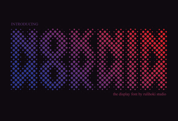 The Bold Digital Impact of the Noknin Display Font