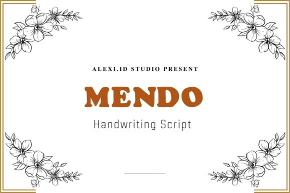 The Editorial Mood of Mendo: A Display Font for Quiet Authority
