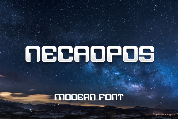 The Necropos Font: A Bold Display Typeface for Creative Brands