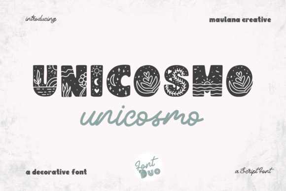 Unicosmo Duo: A Creative Font for Bold Branding Projects